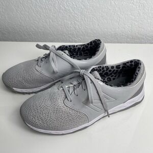 New Balance Fresh Foam Breathe Gray/white Womens Golf Size 7B Shoes
